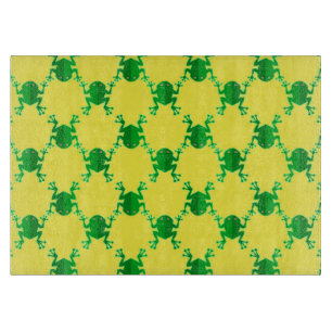 Planche À Découper Grenouilles mignonnes de bande dessinée