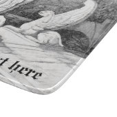 Planche À Découper Griffins sculpté crayon monochrome Art (Coin)