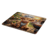 Planche À Découper Grillade désordonnée de vache des Highlands (Coin)