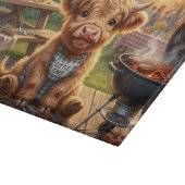 Planche À Découper Grillade désordonnée de vache des Highlands (Coin)