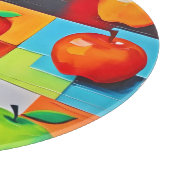 Planche À Découper Grille Apple colorée (Coin)