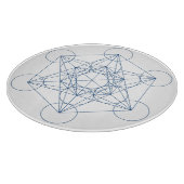 Planche À Découper Grille de cristal du cube de Metatron (Coin)