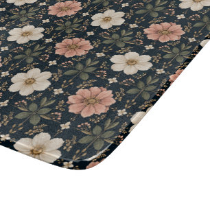 Planche À Découper Grille florale contemporaine équilibrée