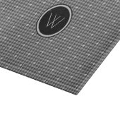 Planche À Découper Gris avec soie Accent Houndstooth Cutboard (Coin)
