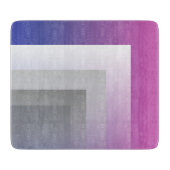 Planche À Découper gris bleu Fuchsia (Devant)