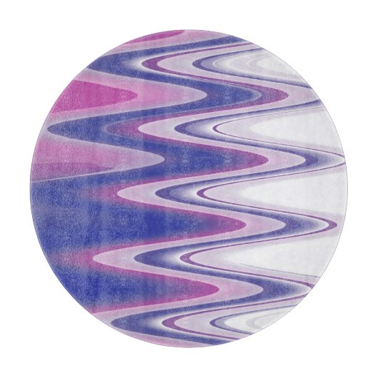 Planche À Découper gris bleu Fuchsia (Devant)