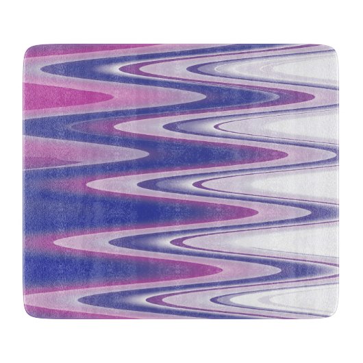 Planche À Découper gris bleu Fuchsia (Devant)