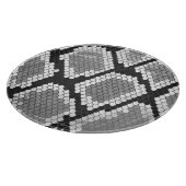 Planche À Découper Gris de serpent, blanc et noir (Coin)