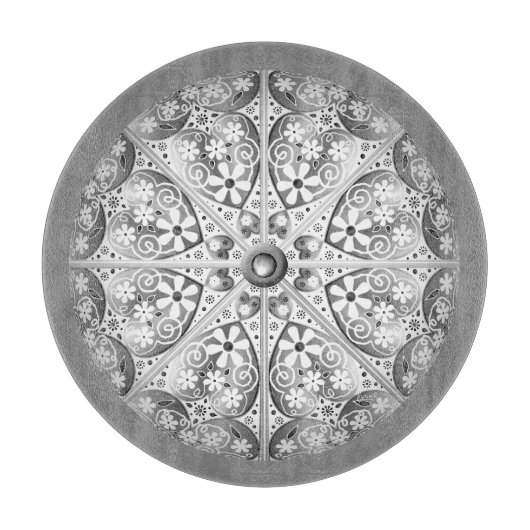 Planche À Découper Gris dentée céramique (Devant)