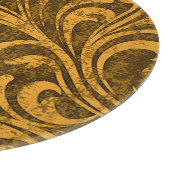 Planche À Découper Gris floral, texture transparente haute résolution (Coin)