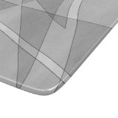 Planche À Découper Gris géométrique (Coin)