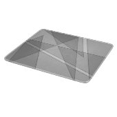 Planche À Découper Gris géométrique (Coin)