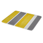 Planche À Découper Gris Jaune Gris Blanc Gris Moderne 2 (Coin)