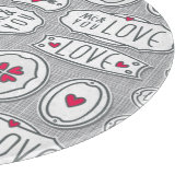 Planche À Découper Gris moi et vous motif d'amour (Coin)