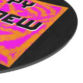 Planche À Découper Gris Nouvel An Wish Round Cutting Board 30,4 cm (Coin)