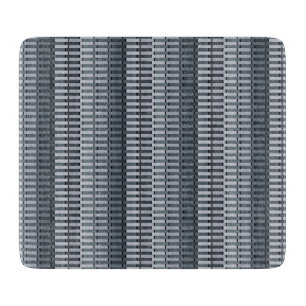 Planche À Découper Gris spatial motif rayure contemporain