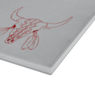 Planche à découper grise Red Ghost Dance Buffalo