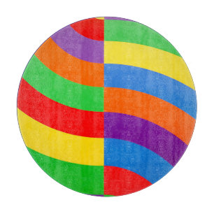 PLANCHE À DÉCOUPER GROS CERCLES DE STRIPES DE COUVERTURE GRANDES GRAI