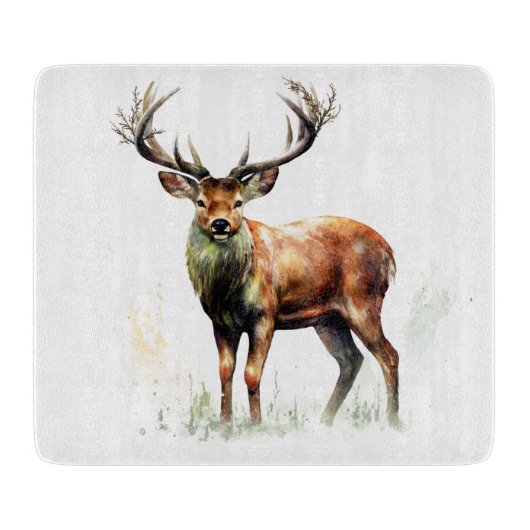 Planche À Découper Gros Cerf Raté (Devant)