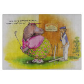 Planche À Découper gros golf d'hippopotame (Devant)