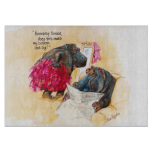 Planche À Découper Gros hippopotame