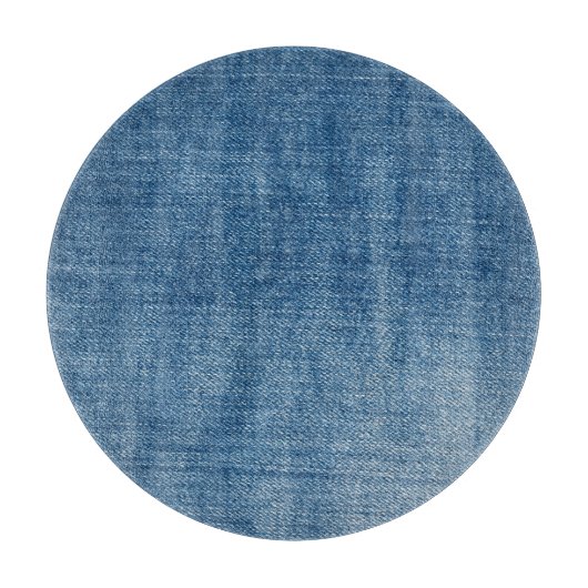 Planche À Découper Gros plan bleu jean texture (Devant)