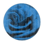 Planche À Découper Gros plan rose bleue rouge, macro beauté. (Devant)