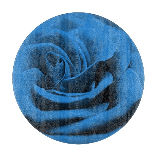 Planche À Découper Gros plan rose bleue rouge, macro beauté. (Devant)