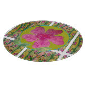 Planche À Découper Grosse Fleur rose (Coin)
