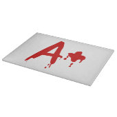 Planche À Découper Groupe sanguin A+ Positif #Hôpital d'horreur (Coin)