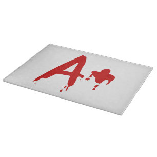 Planche À Découper Groupe sanguin A+ Positif #Hôpital d'horreur