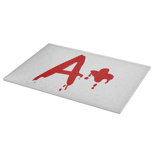 Planche À Découper Groupe sanguin A+ Positif #Hôpital d'horreur (Coin)