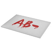 Planche À Découper Groupe sanguin AB - Hôpital d'horreur négatif (Coin)
