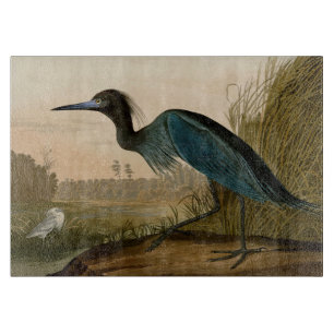 Planche À Découper Grue bleue Héron Impression Audubon Art côtier