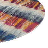 Planche À Découper Grunge cravate-teinture : simulation de tissu. (Coin)