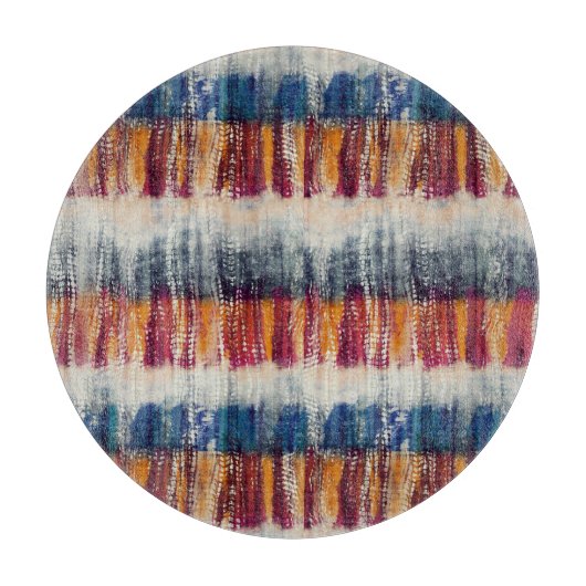 Planche À Découper Grunge cravate-teinture : simulation de tissu. (Devant)