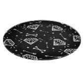 Planche À Découper Grunge rock : diamants, os motif. (Coin)