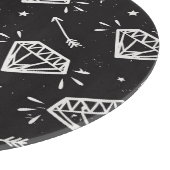 Planche À Découper Grunge rock : diamants, os motif. (Coin)