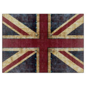 Planche À Découper Grunge Union Jack (Devant)