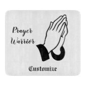 Planche À Découper Guerrier de prière prier Thunder_Cove (Devant)