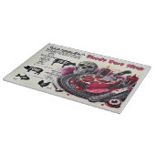 Planche À Découper Guide de température de la viande gothique (Coin)