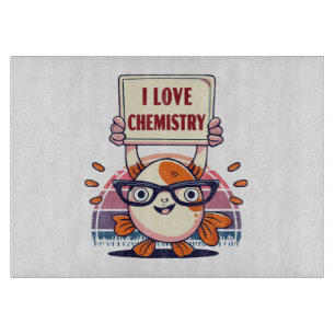 Planche À Découper Guppies et chimie d'amour