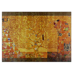 Planche À Découper Gustav Klimt Arbre de Vie : Art nouveau symboliste