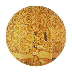 Planche À Découper Gustav Klimt Arbre de Vie : Symboliste Art Nouveau