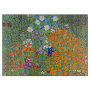 Planche À Découper Gustav Klimt Fleur Jardin Cottage Nature