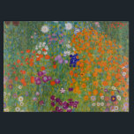 Planche À Découper Gustav Klimt :Jardin fleuri<br><div class="desc">Une charmante planche de coupe classique en verre ornée d'un jardin fleuri coloré,  peint par le peintre symbolique autrichien Gustav Klimt.</div>