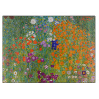 Gustav Klimt :Jardin fleuri