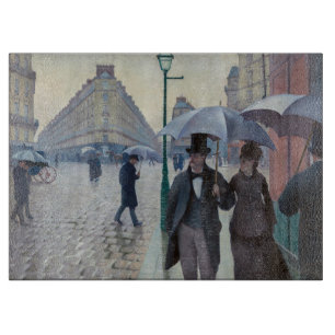 Planche À Découper Gustave Caillebotte - Rue de Paris ; Temps de plui