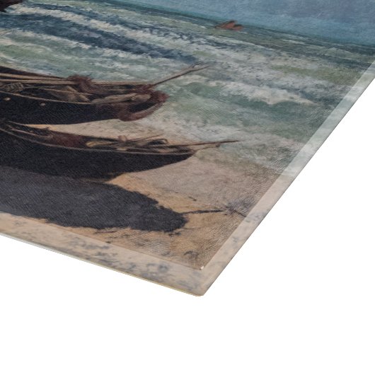 Planche À Découper Gustave Courbet - Falaises à Etretat après la temp (Coin)