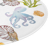 Planche À Découper Habitants des fonds marins de l'aquarelle (Coin)